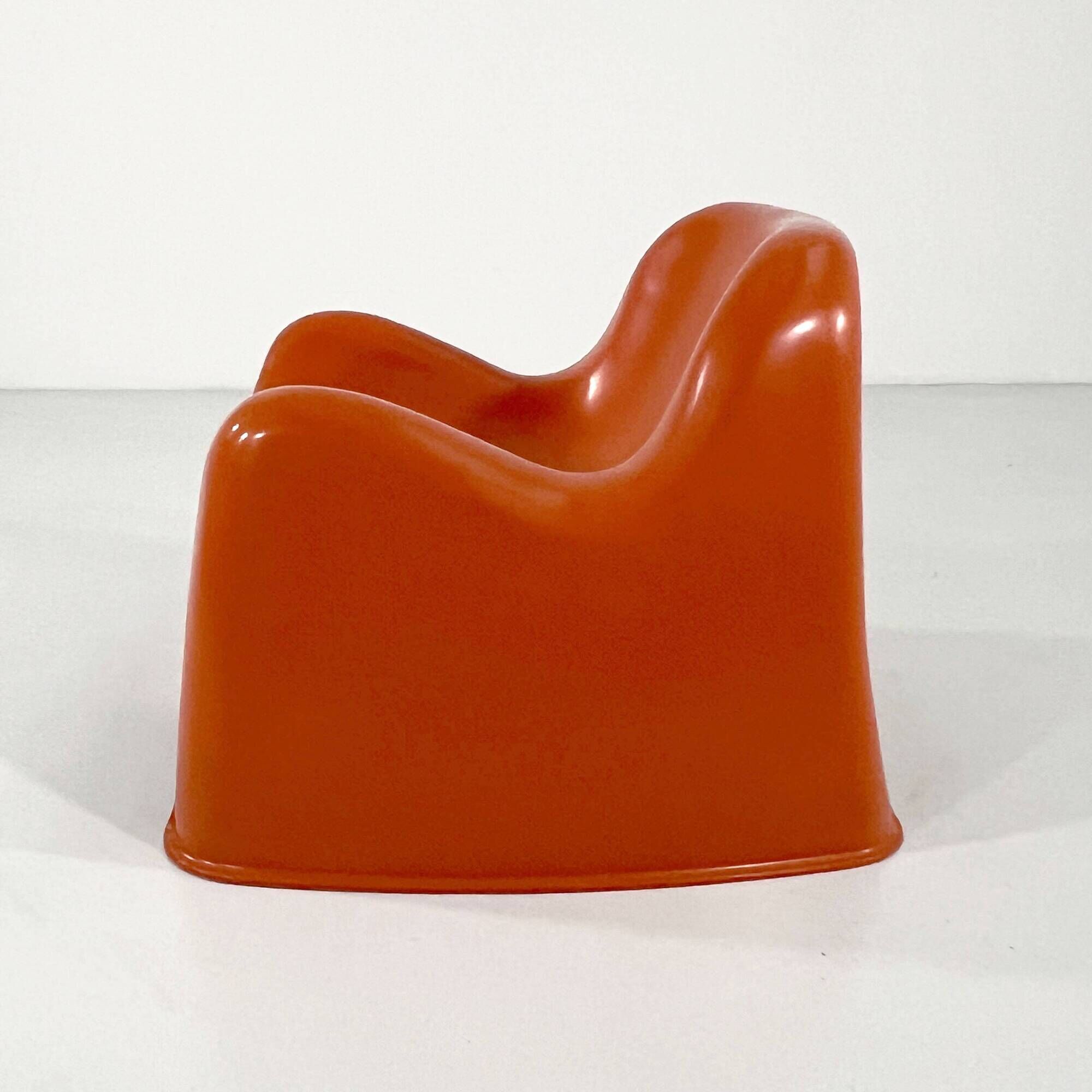 Toga armchair in orange by Sergio Mazza for Artemide, 1960