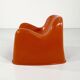 Toga armchair in orange by Sergio Mazza for Artemide, 1960