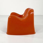 Toga armchair in orange by Sergio Mazza for Artemide, 1960