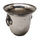 Rare silver metal champagne bucket signed veuve clicquot ponsardin lion head