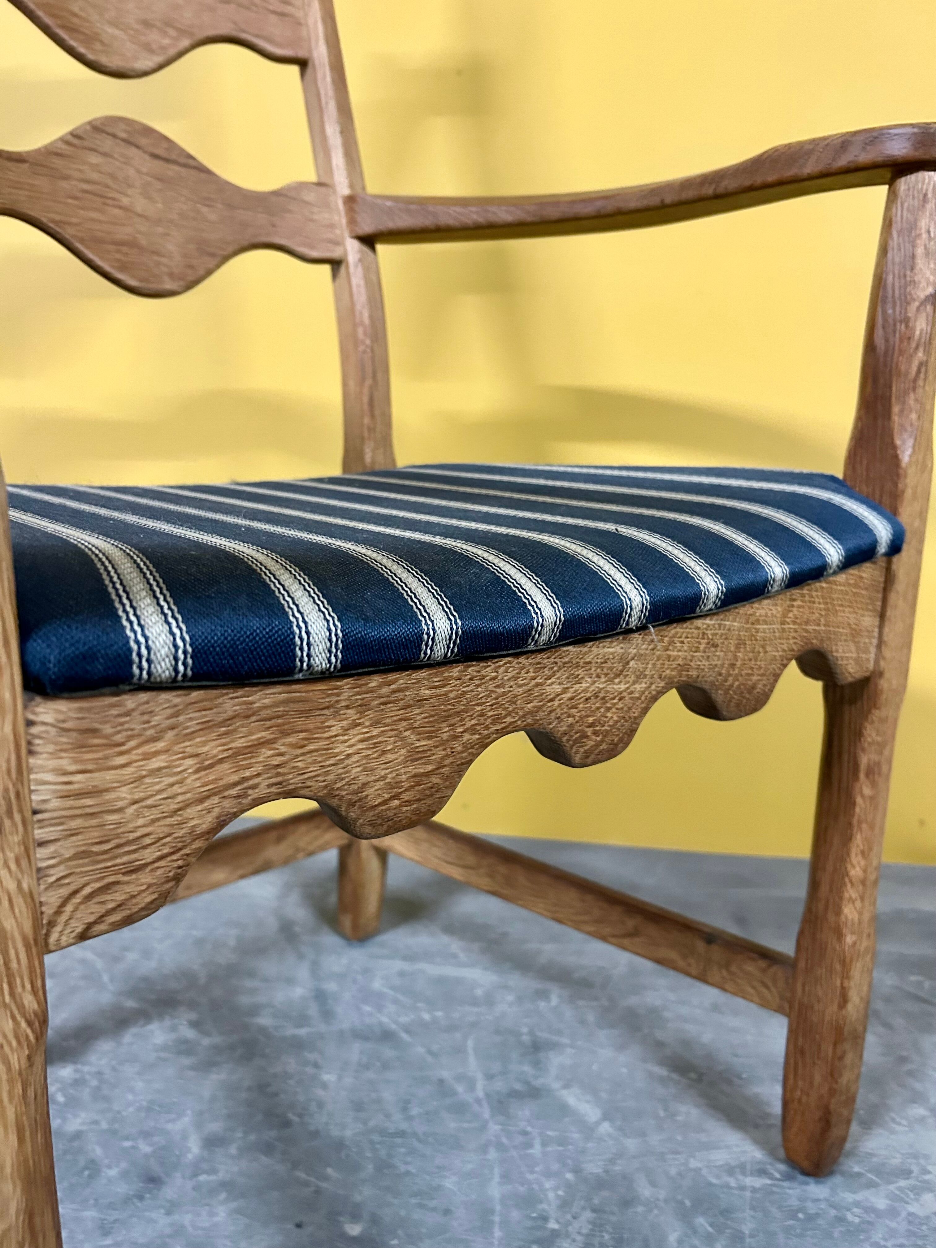 Danish vintage oak armchair 1960s