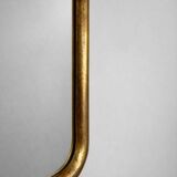 Rectangular mirror gilded with fine gold – vintage –