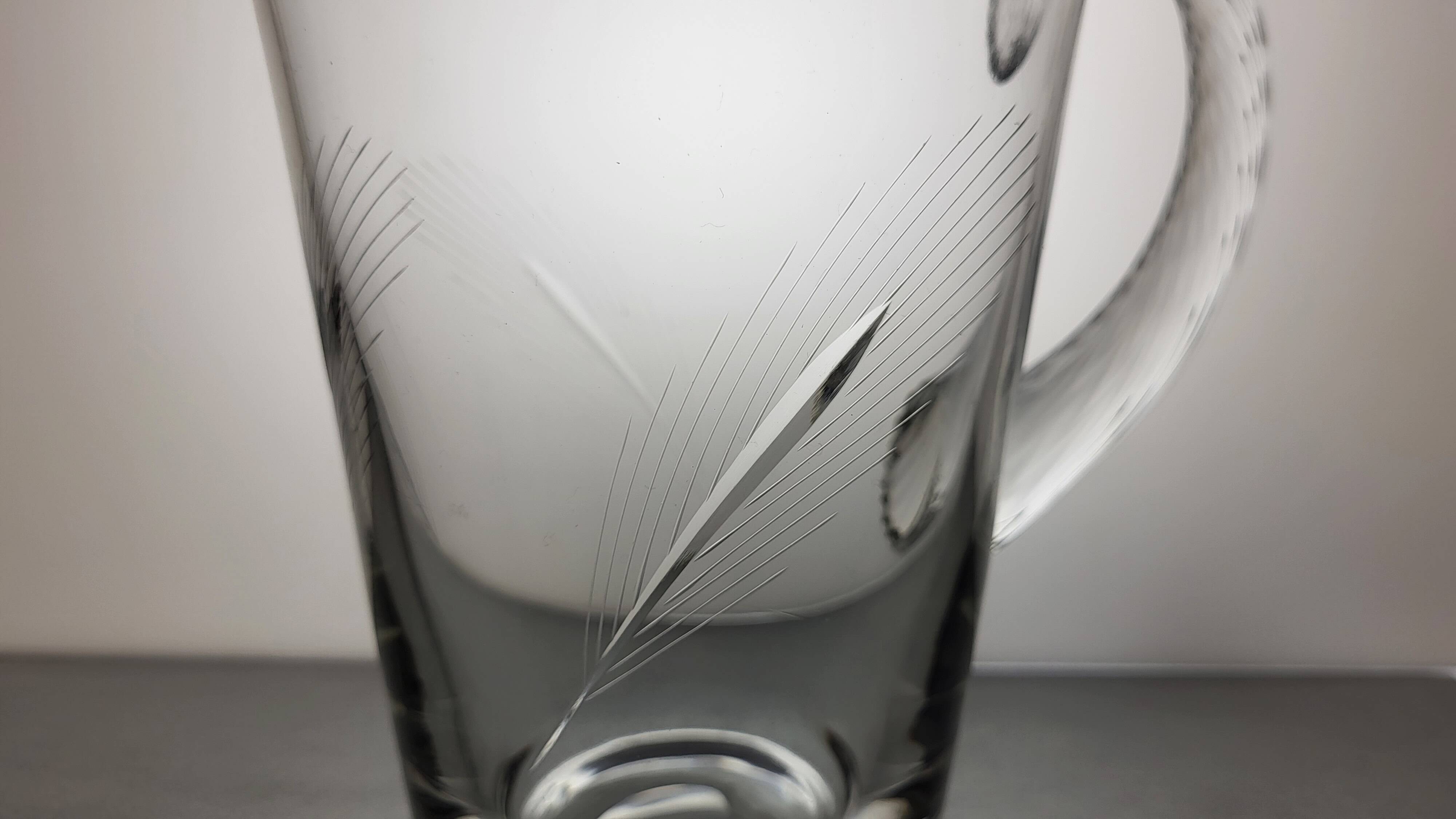 1960s crystal pitcher (wheat)