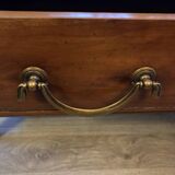 Rectangular mahogany coffee table with drawer