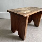 Wooden stool bench