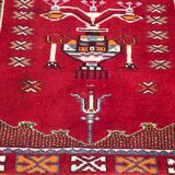 Tapis ancien marocain berbère  126x210 cm