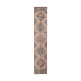 Handmade staircase turkish wool rug runner 80 x 406 cm
