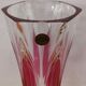 Arques crystal vase model Châtelet rosé