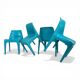 Set of 4 Schröder & Henzelmann Space Age Dining Chairs, 1970