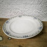 Plate on piedouche earth of iron - l'Amandinoise