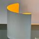 Tessa postmodern design lamp in lacquered metal, Brilliant Leuchten edition, 80s