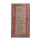 Antique caucasian handwoven wool karabagh rug 1880 79x144cm