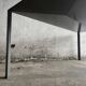 Grand 'Less' grey powder-coated aluminium dining table by Jean Nouvel for Tecno, minimalist 1990s