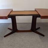 Baumann extendable oval table, 70s-80s