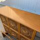 Wooden counter bar and rattan wicker decorations years 50/60
