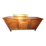 Louis XV oak and cherry wood sideboard