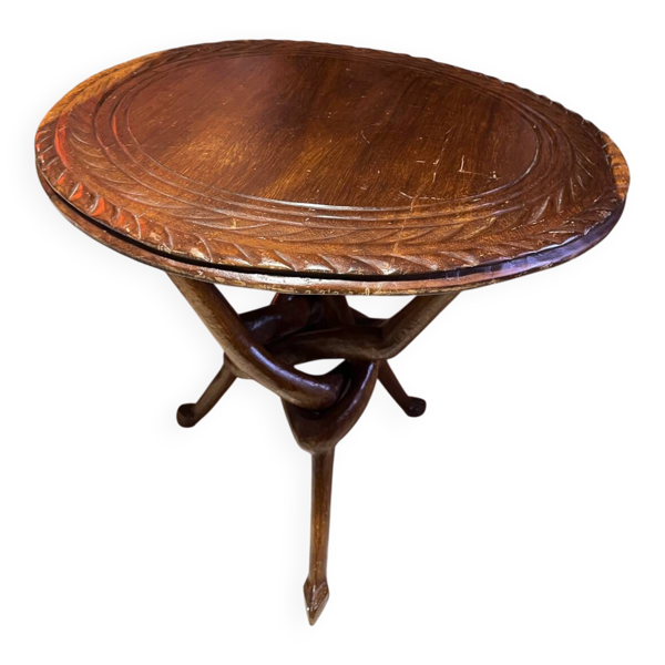 Table d’appoint tribal