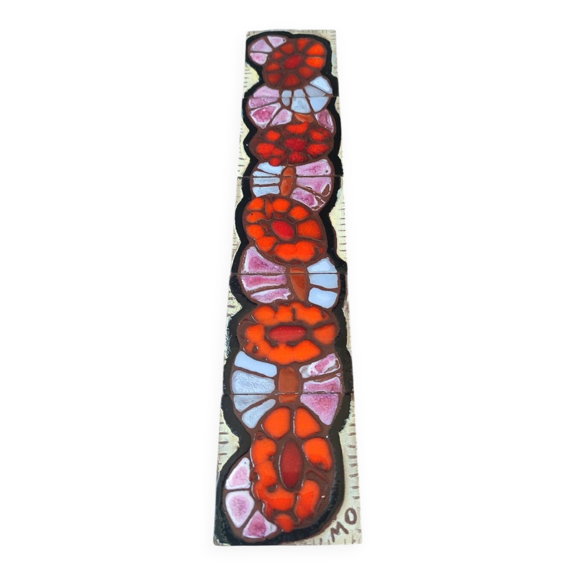 Madeleine Osmont glazed ceramic frieze