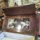 dressing table 4 drawers marble top in mahogany from the 19th century