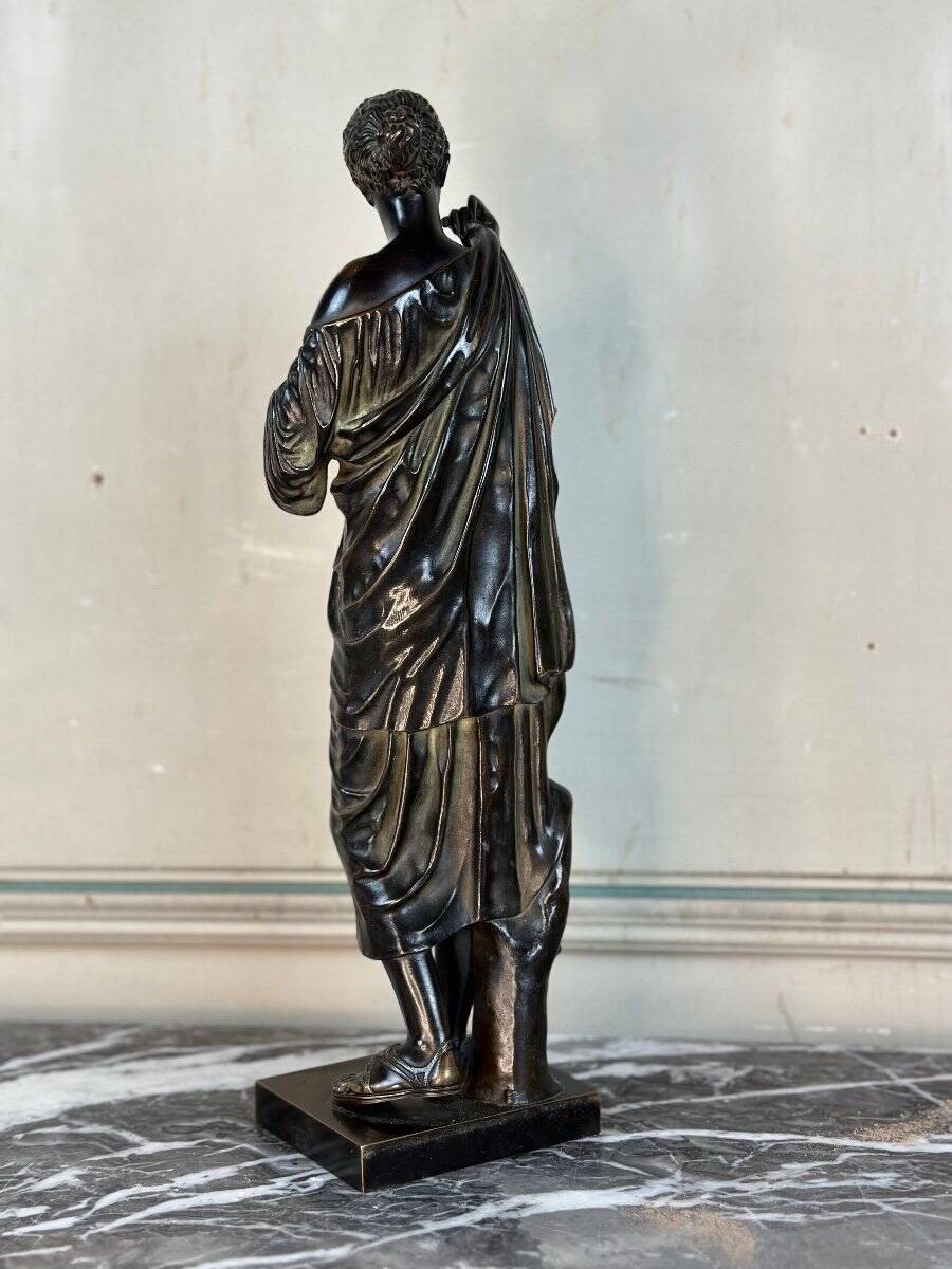 Diane de Gabies, black patinated bronze after the antique