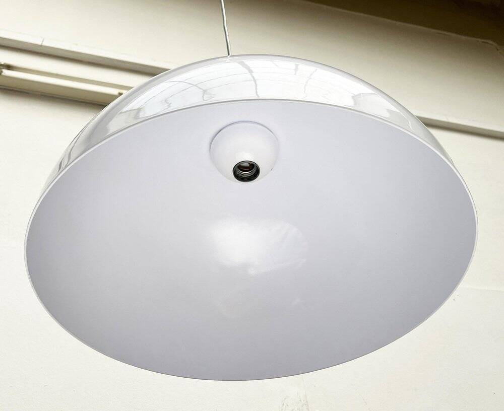 Sonorous Suspension Metal Mid-Century by Vico Magistretti for Oluce, 1970s