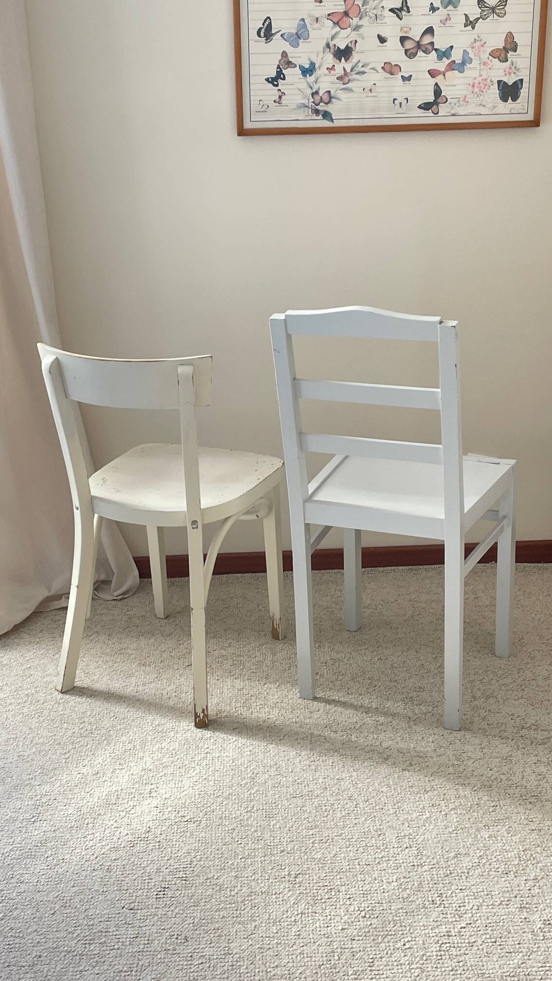 Paire de chaises bistrot vintage
