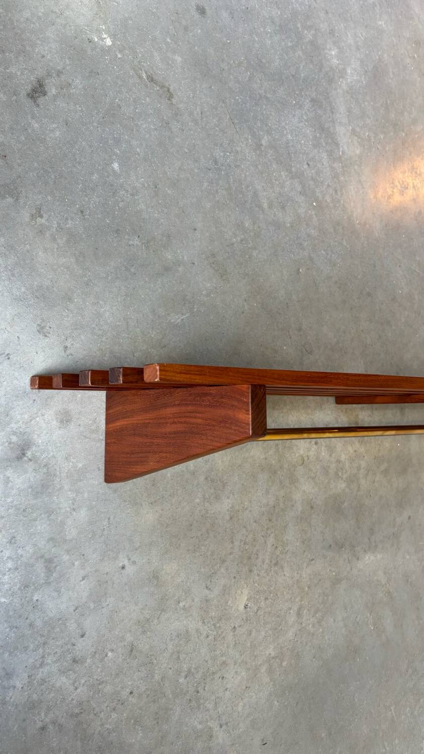 Vintage Danish coat rack teak