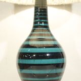Ceramic lamp base from the Müller workshops in Lucerne Switzerland 1950s
