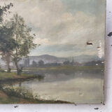 Landscape oil canvas