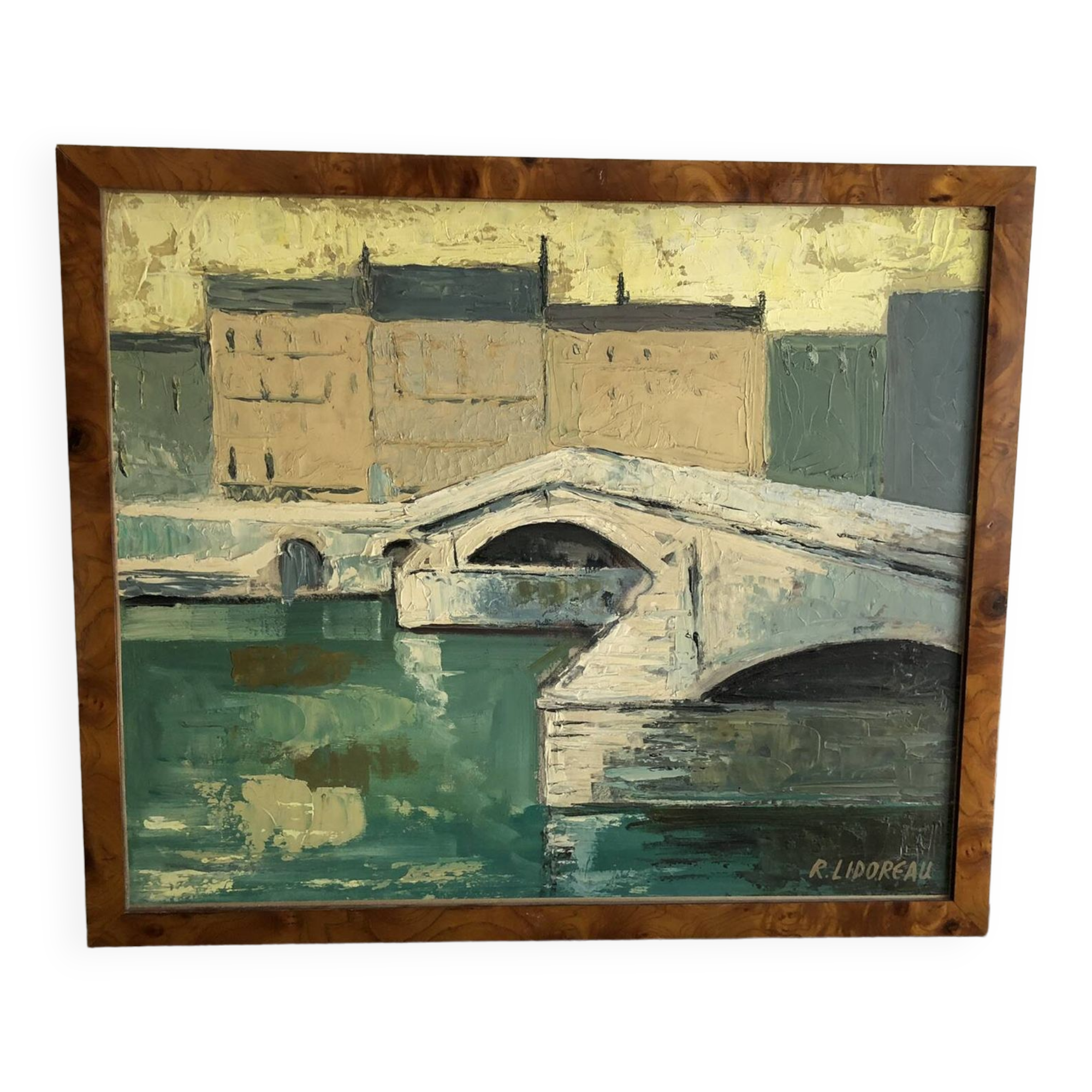 R. Lidoreau The new bridge, Paris