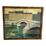 R. Lidoreau The new bridge, Paris