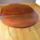 Table de repas en palissandre et chrome 1960
