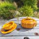 Ceramic soup tureen and sauceboat set