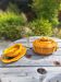 Ceramic soup tureen and sauceboat set