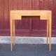 Wood desk, wood console