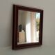 Miroir vintage en bois massif, années 60-70