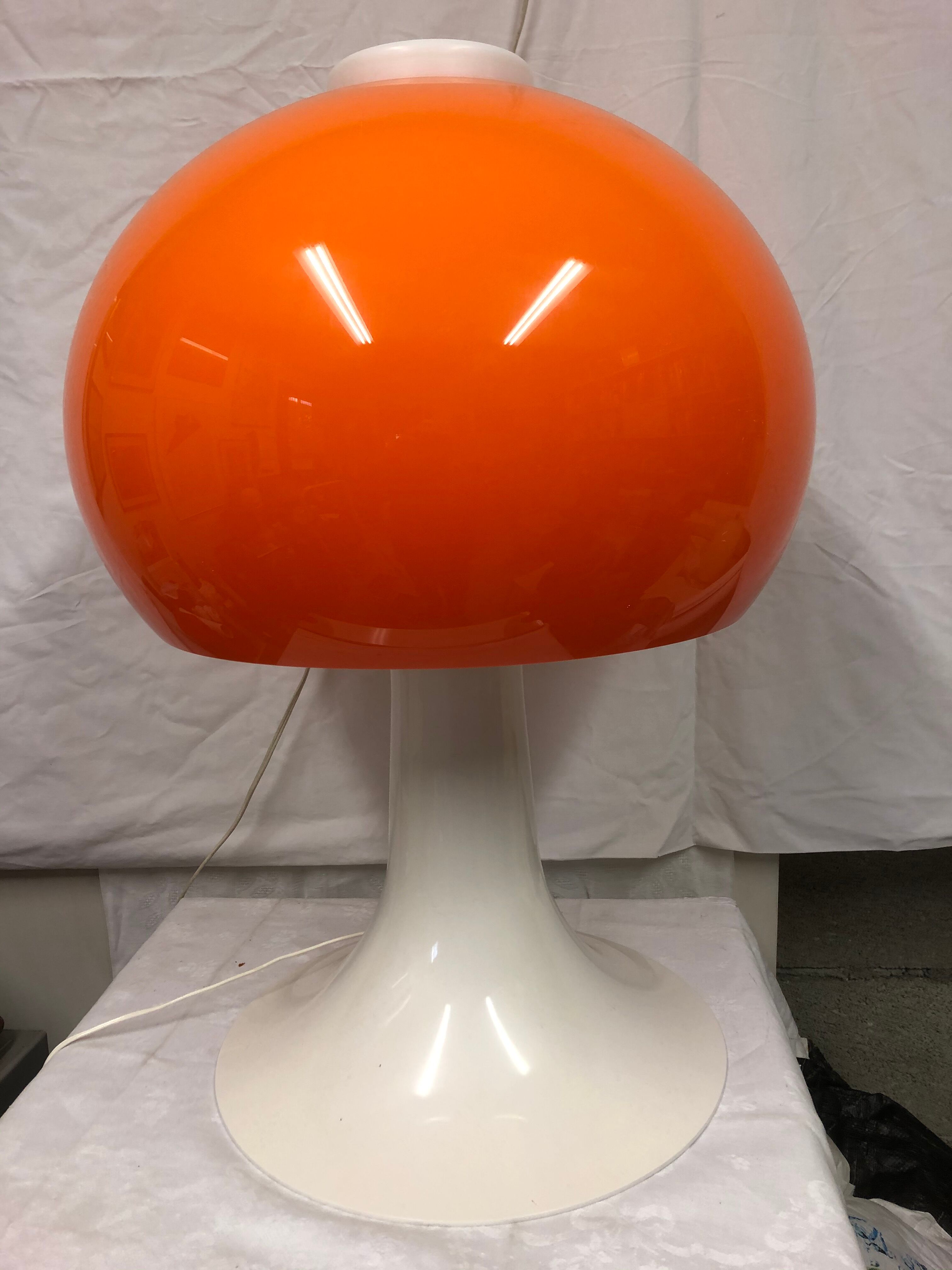 70s mushroom lamp