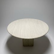 Round dining table by Claude Berraldacci. 1990s. France.