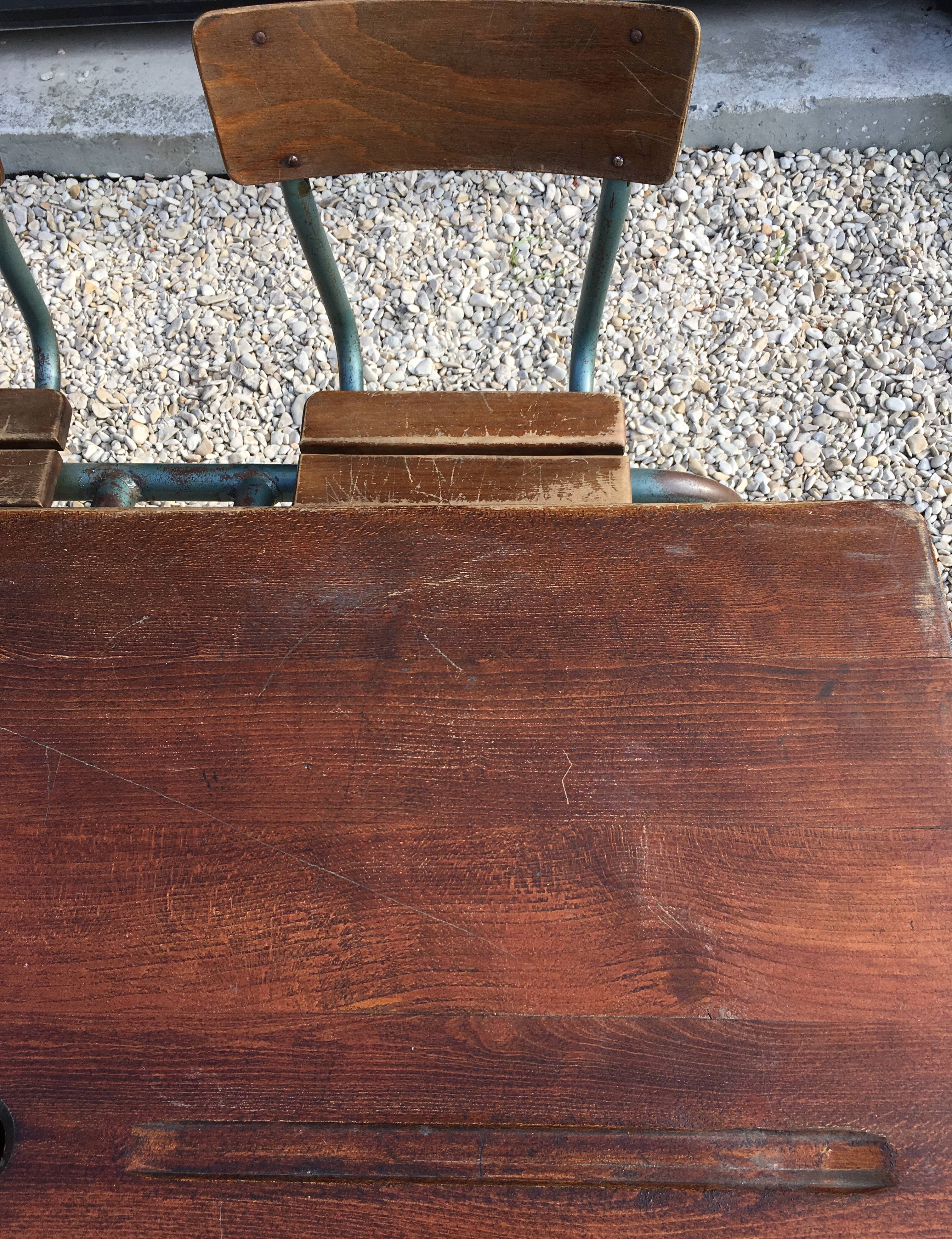 Vintage double desk