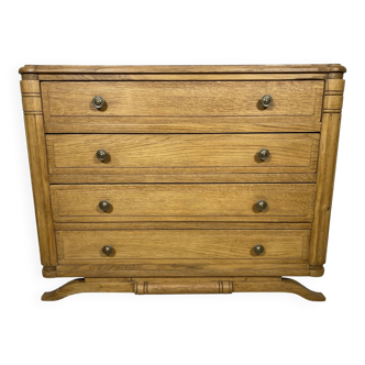 Solid wood chest of drawers - oak