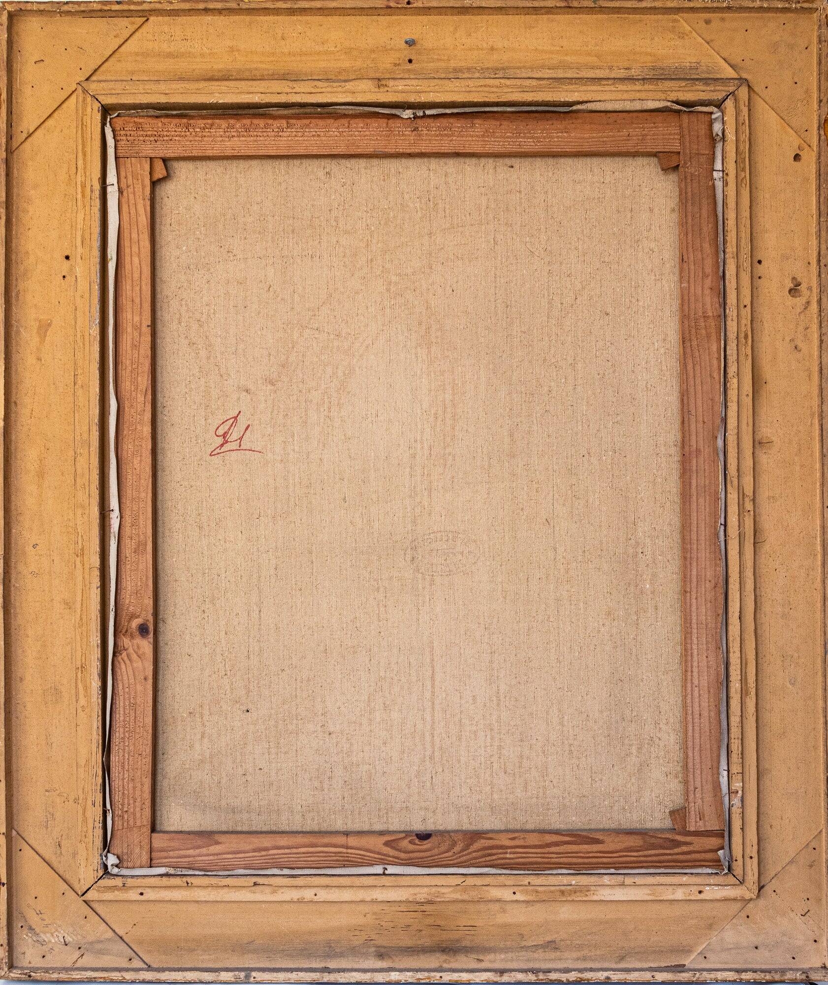 Senorita plaiting her hair - Rosendo González Carbonell (1910-1984)