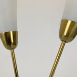 Lampadaire Art déco en laiton, années 1930