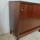 Vintage row walnut sliding doors