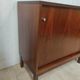 Vintage row walnut sliding doors