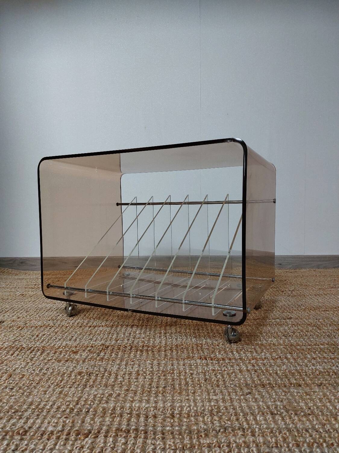 Table michel dumas plexiglas 1970
