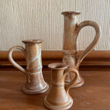 Stoneware candle holders
