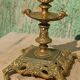 Pair of antique brass candlesticks – Napoleon III style