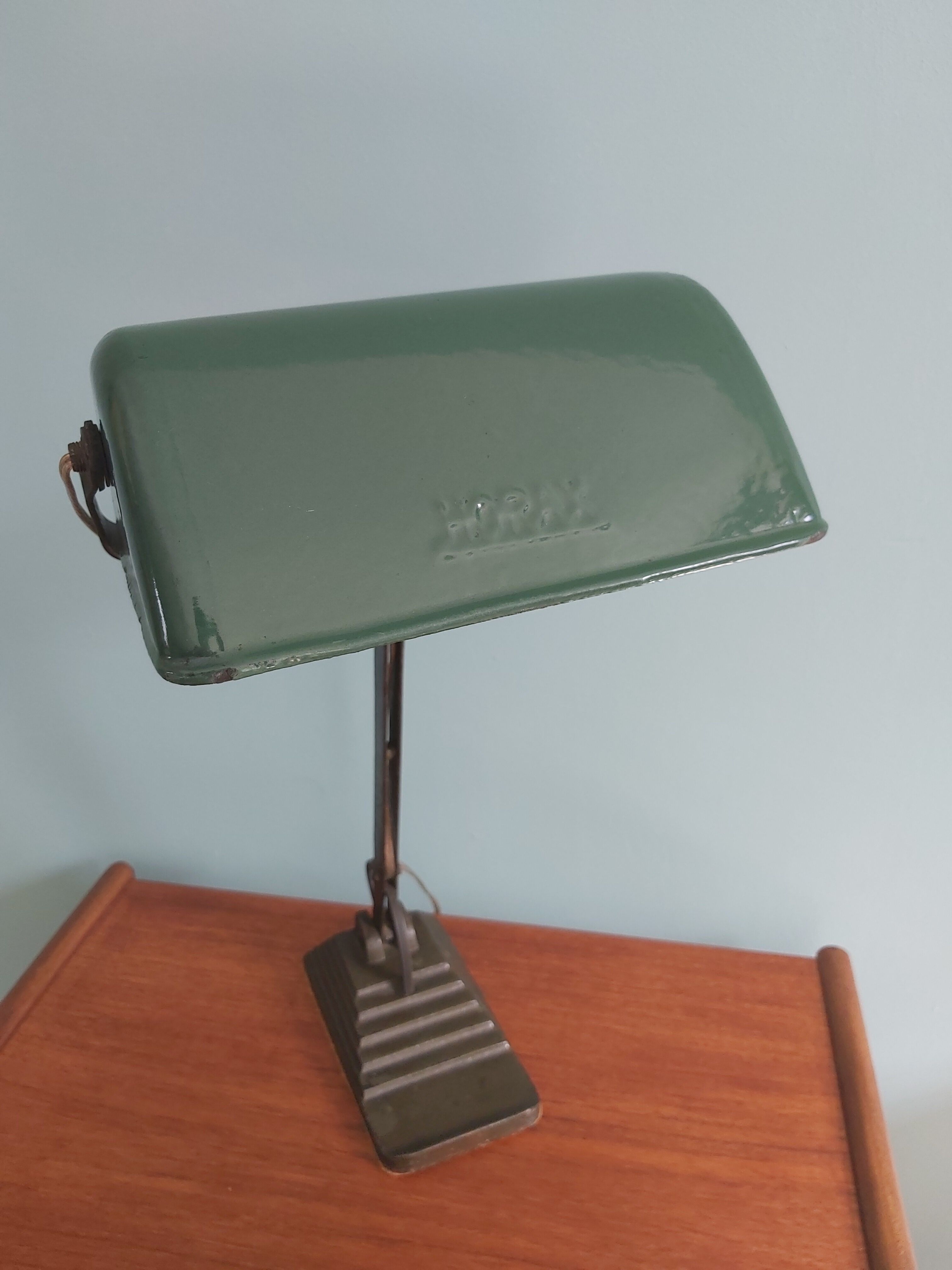 Horax desk lamp, Bauhaus design, 30s