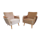 1/2 Scandinavian club chair green velvet water