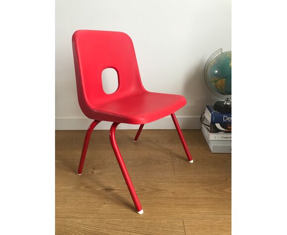 Chaise Enfant Rouge Par Robin Day Pour Ikea Selency Chaise Enfant Rouge Par Robin Day Pour Ikea Selency